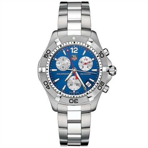 TAG Heuer Aquaracer 300M Quartz Chronograph 41 Stainless Steel / Blue / Bracelet